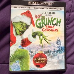 HOW THE GRINCH STOLE CHRISTMAS (Live Action) 4K Blu-Ray 
