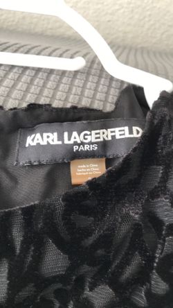 Karl  Lagerfeld Black Dress