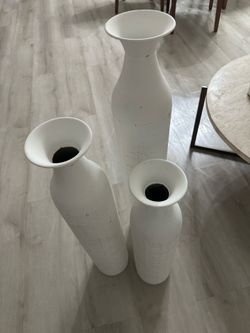 Decorative Large metal vases