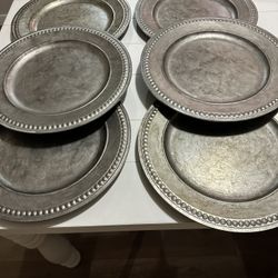 Plate Chargers Set Of 6 Total 