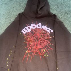 Sp5der Hoodie Brown