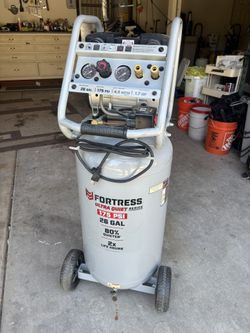 Air Compressor Oil Free 175 PSI 26 Gallon Fortress