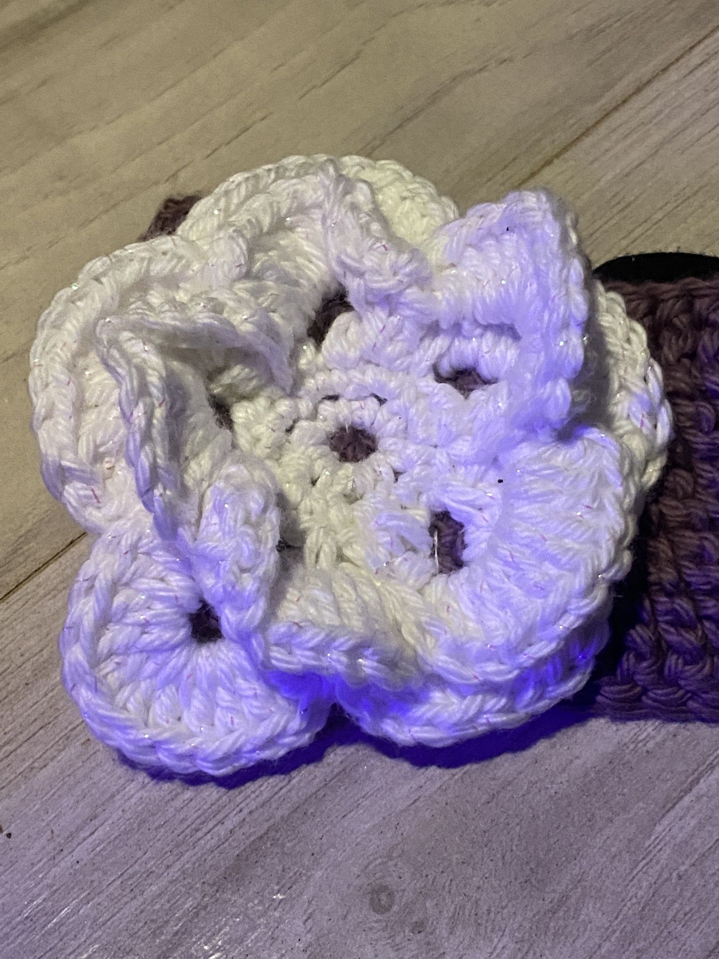Handmade, Crocheted 100% Cotton Headband OSFM