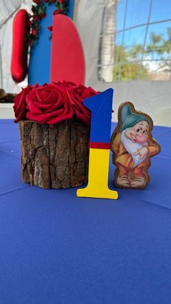 Snow white Party Centerpieces