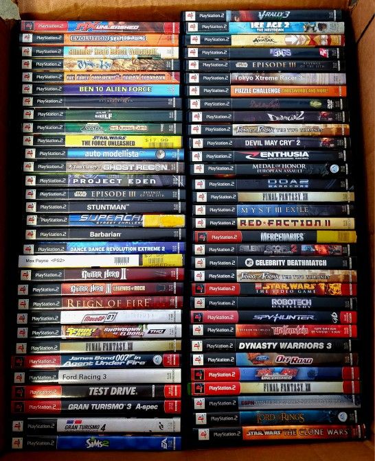 SONY PS2 PS 2 PLAYSTATION VIDEO GAMES