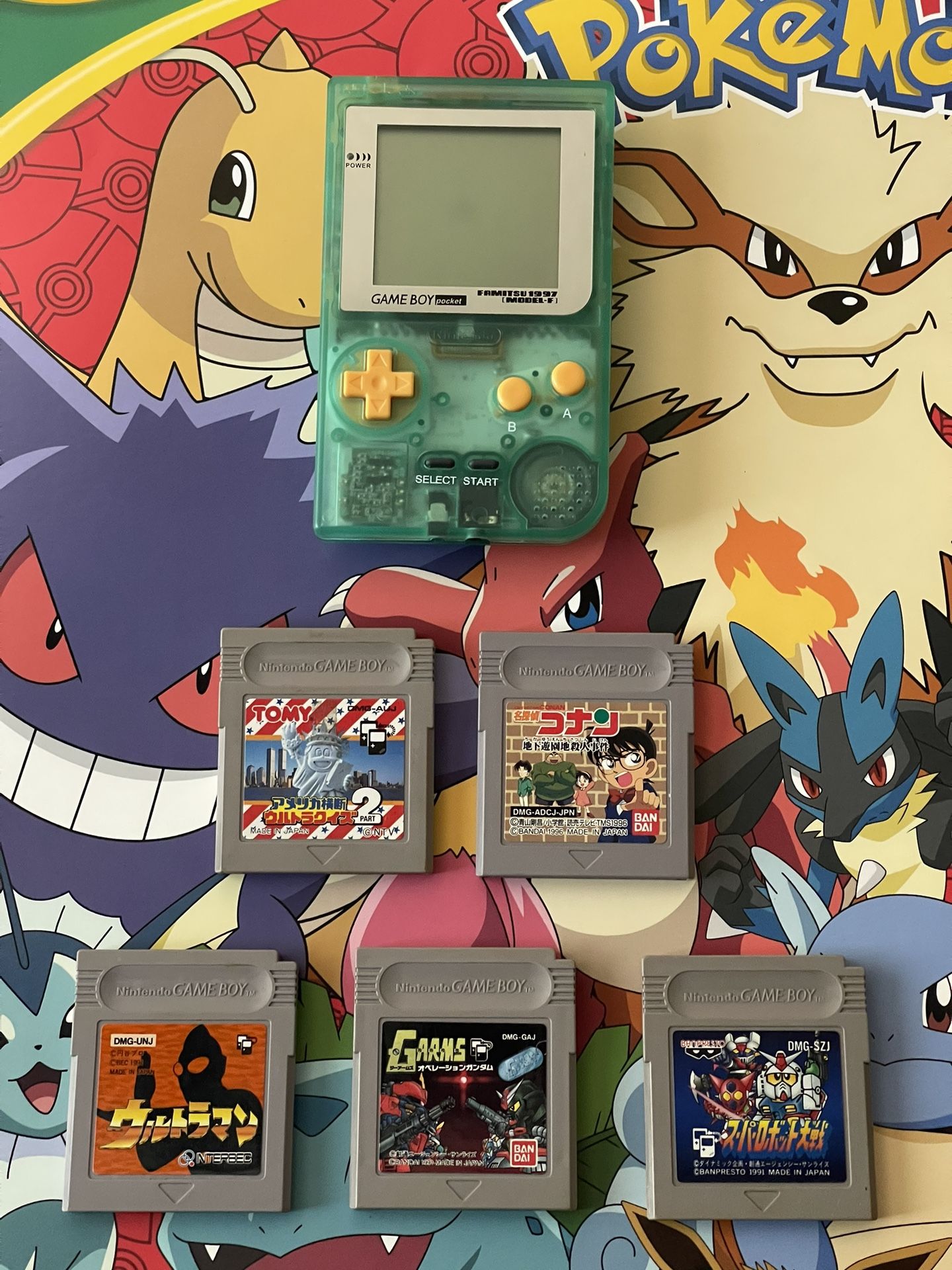 Gameboy Pocket Glow In The Dark Shell