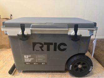 RTIC Ultra Light Wheeled Cooler 52 QT