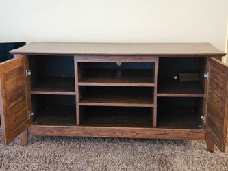 Wooden TV stand