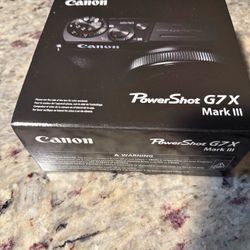 Canon G7X Mark III Camera 