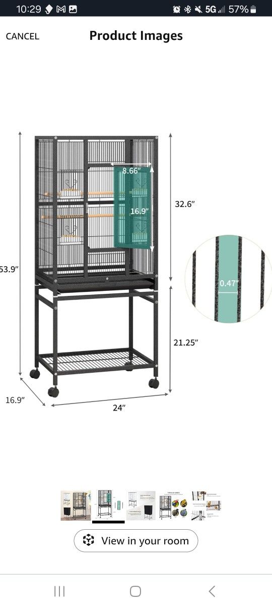New New Bird Cage With Lots Of Amazing Bird Accessories New New New