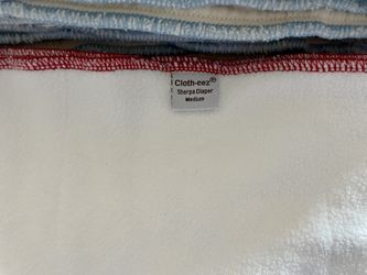 12 GMD Cotton Sherpa Cloth Diapers Medium