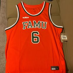 Men's L LeBron James Florida A&M Rattlers Replica Basketball Jersey