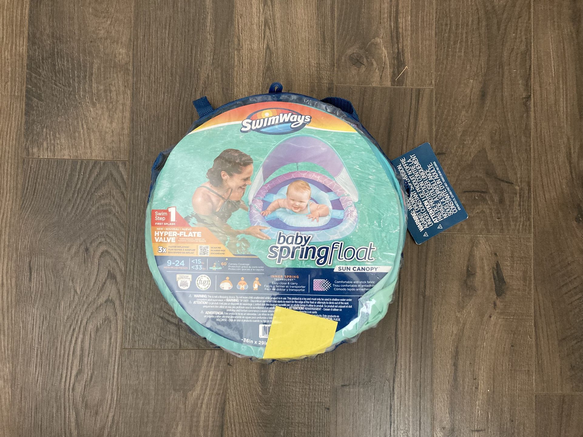 Swimways Sun Canopy Inflatable Baby Spring Float