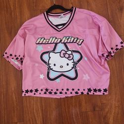 XL Womens HELLO KITTY JERSEY. SO CUTE