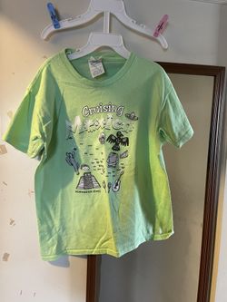 Youth Norwegian Jewel "Cruising Mexico" Lime Green T-Shirt - Size M Brand: Delta Pro Weight Size: Youth Medium (label shows as Youth/Jeunesse/Joven M)