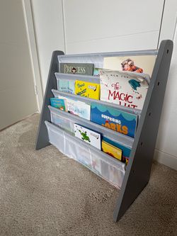 Kids Fabric Bookshelf