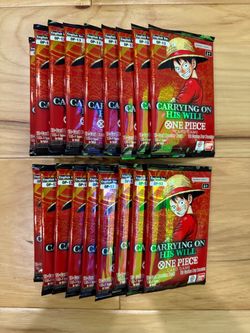 One Piece Card Game OP-13 Booster Packs x18