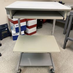 Global Industrial mobile computer workstation