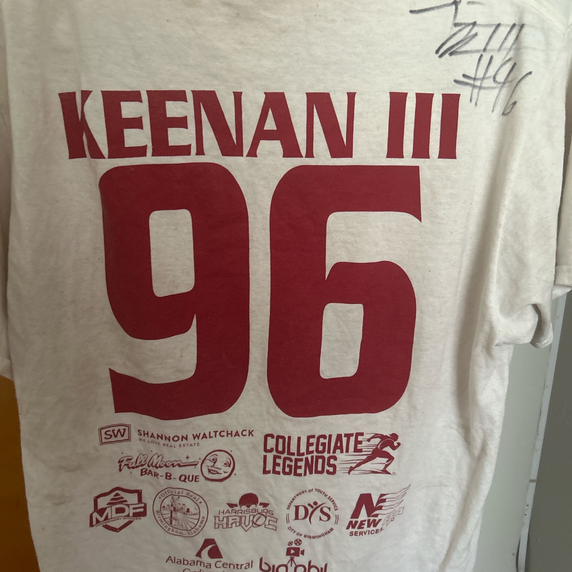 Signed Tim Keenan III’s Shirt #Mens Medium