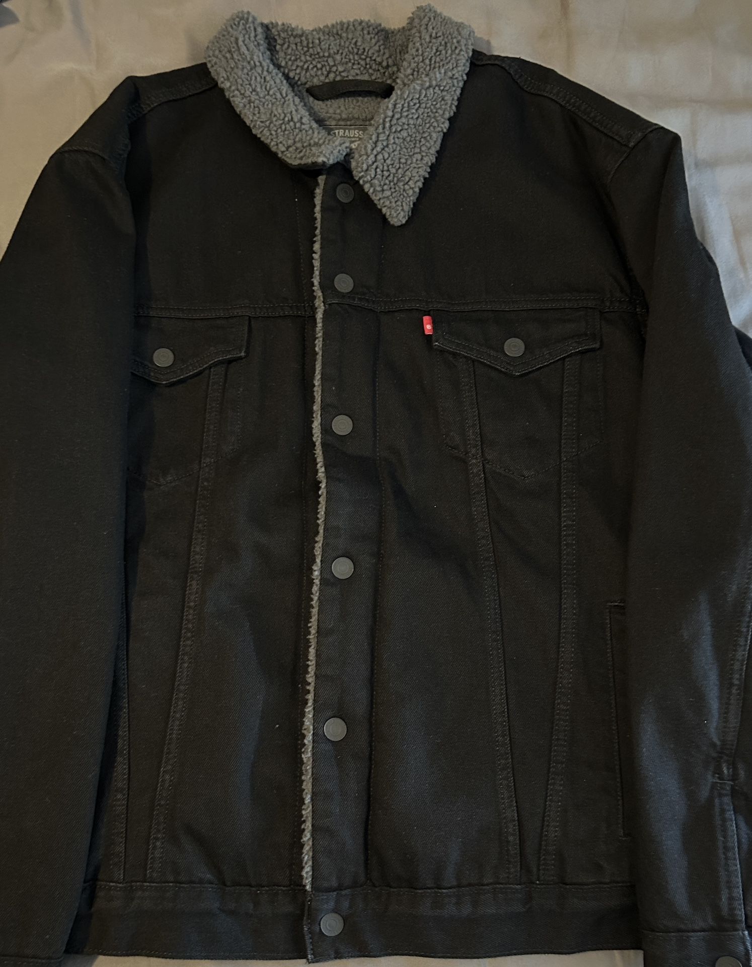 Men’s Jacket Bundle – Levi’s Sherpa & Columbia Rain Jacket – XXL