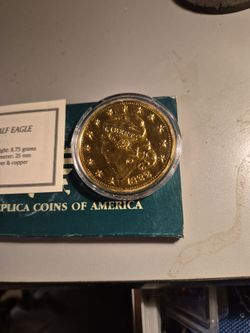 1822 Half Eagle Replica Coin of America
