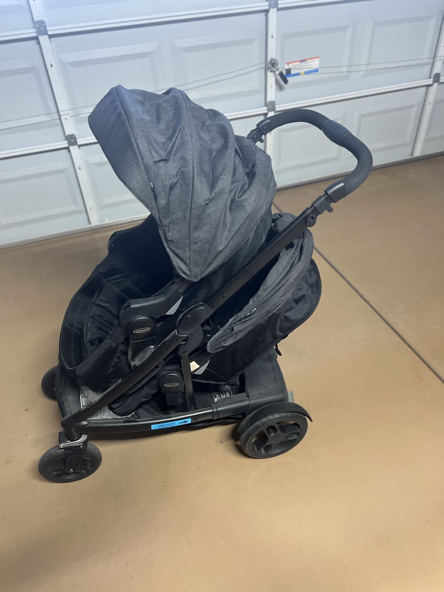 Double Seat Stroller And Car seat