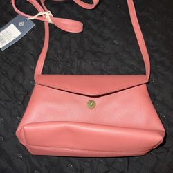 Pink Purse With Strap