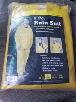 2 piece rain suit