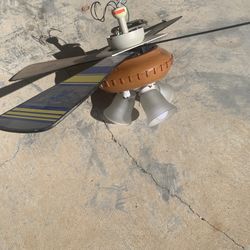 Hunter Baseball Ceiling Fan/ Light