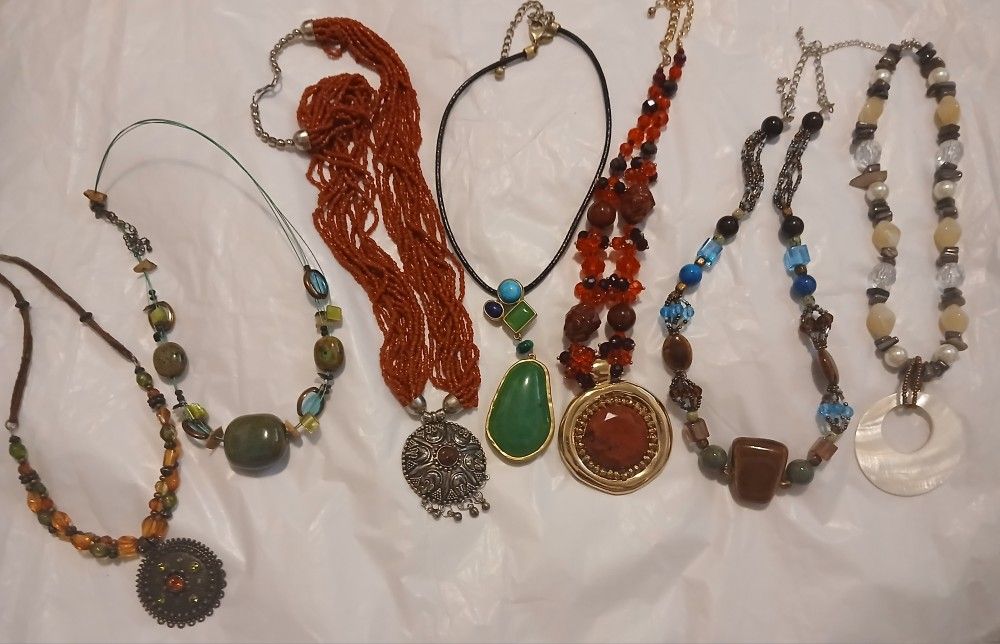 Bundle Vintage Bohemian Necklaces