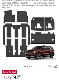 2022-2025 kia Carnival floor mats NEW