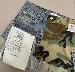 Levi’s patchwork skirt