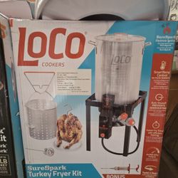 LOCO
30 qt. Sure Spark Turkey Fryer