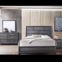 Brand  New Queen Size Bedroom Set$799.financing  Available No Credit Needed 