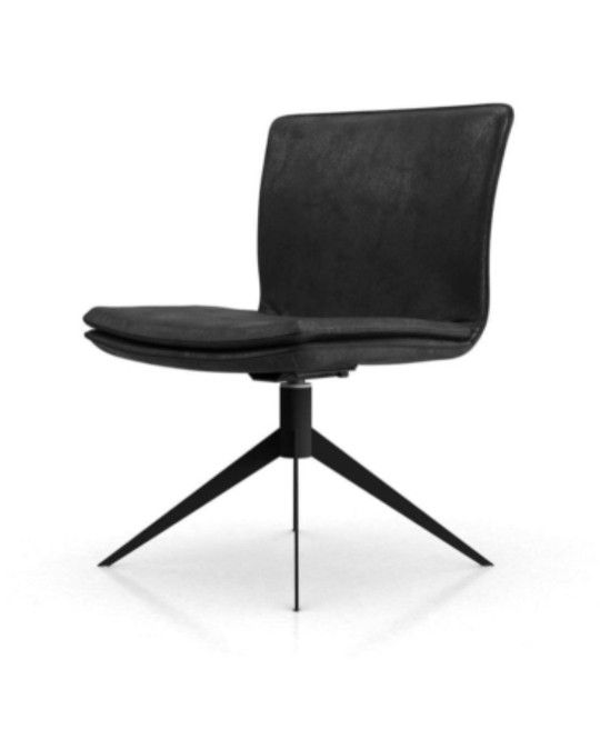 Modloft Duane Swivel Chair 100% leather