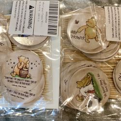 Classic Pooh Baby Shower Cupcake Topper 