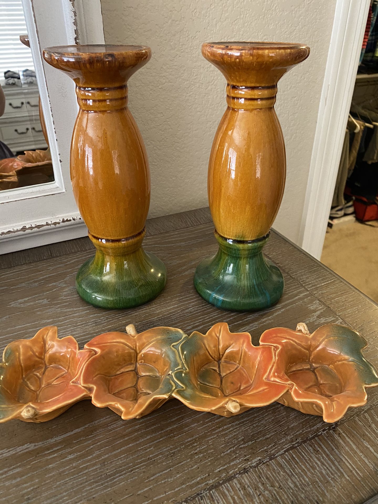 Fall Candle Holders