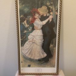 Renoir  Dance At Bougival.  framed print.    $30