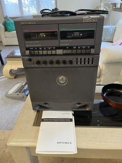 Karaoke Machine/ Optimus. Vintage