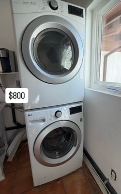 Washer and dryer LG