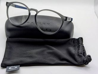 NEW OAKLEY OX8184-0255 EXCHANGE R GREY SMOKE BLUE AUTHENTIC EYEGLASSES 55-16