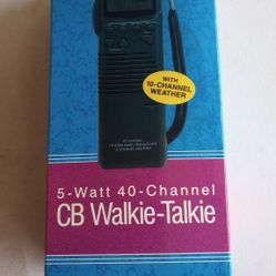 5-watt 40- Channel CB Walkie Talkie