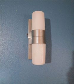 Vintage Prescolite MCM Atomic WB 2-2 Wall Sconce Porch /Bathroom Light