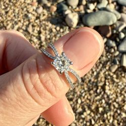 Natural Diamond Engagement Ring  Size 6💍 0.7c