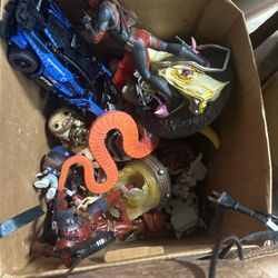 Box of Assorted Figurines each $2