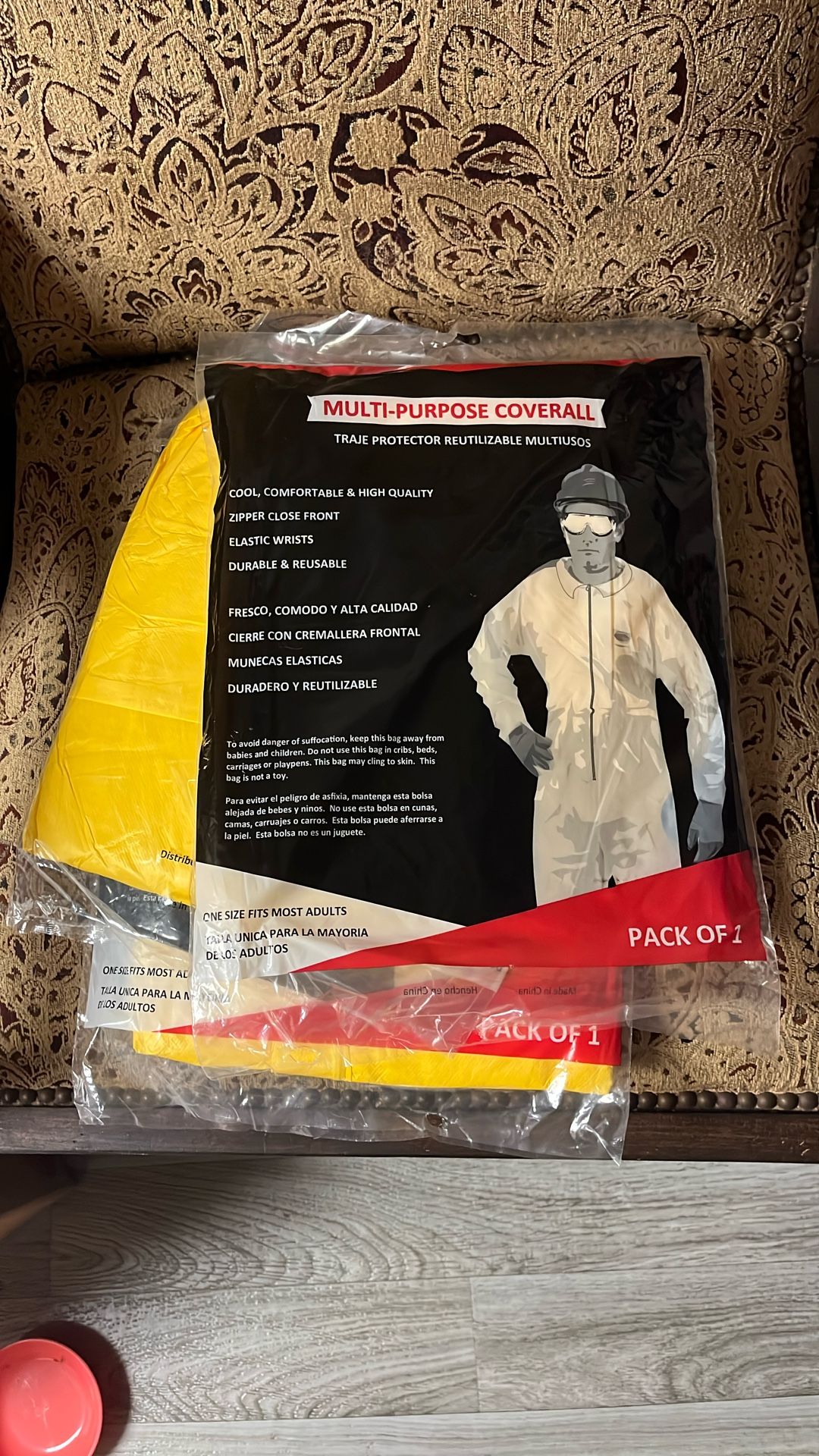 3 Multi Purpose Coverall In Yellow