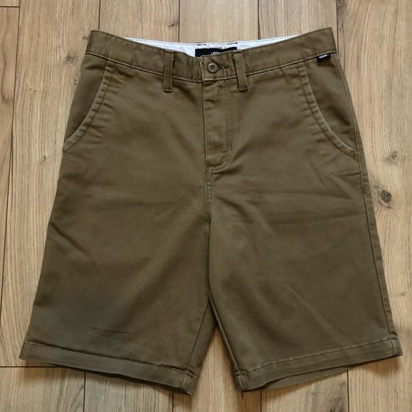 Mens Brown Vans Original Shorts Size 28