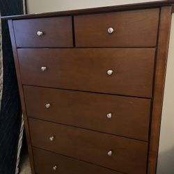 Full Size Bed Frame/ Cabinet 