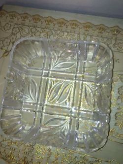 Crystal vase.
