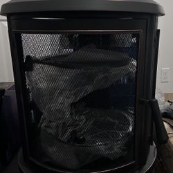 Round Wood-Fired Grill